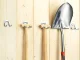 Wall Tool Holders, Metal Hooks, Set of 20 with Screws, Silver