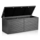 Plonos Garden Storage Box 390L, Black/Grey
