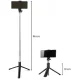 Izoxis 23518 2-in-1 Selfie Stick Tripod with Bluetooth Remote, Black
