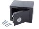 Home Safe with Key Lock, Black