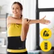 4FIZJO Neoprene Slimming Waist Belt, Black