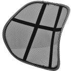 Ergonomic lumbar support cushion for chair and car – black