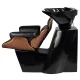 Gabbiano Florencja Hairdressing Wash Unit, Black/Walnut