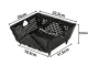 Collapsible Plastic Fruit and Vegetable Basket Colander