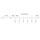 Forever Light FLM-200 LED String Lights 7.2m 10x E27 S14 (Warm White)