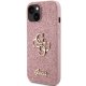 Apple iPhone 15 6.1\'\' Glitter Script Big 4G Case Cover, Pink