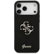Guess iPhone 17 Pro Max Case Silicone Big 4G Script, Black