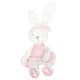 Plush Toy Bunny in a Pink Dress, 42 cm