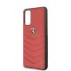 Ferrari Samsung Galaxy S20 Case Heritage Quilted, Red