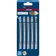 Bosch EXPERT T308BP Jigsaw Blades for Wood, 117 mm, 5 pcs