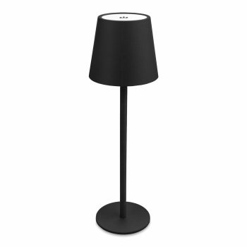 Rechargeable Cordless LED Desk Lamp with Touch Control Dimmer, Sand Black