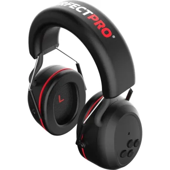 Perfectpro H-30 Wireless Construction Headphones Black/Red