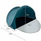 Beach Garden Tent Mini Canopy for Sunbathing 200x120x110 cm, Blue