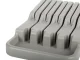 Knife Drawer Organizer, 9 Compartments, Grey