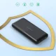 Choetech B654 Power Bank 10000mAh 22.5W with Built-in Cables, Black