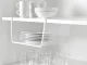 Under Shelf Hanging Metal Basket Organizer, White