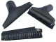Universal Vacuum Cleaner Nozzle with Retractable Brush 2-in-1, 32mm, Black