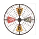 Decorative Wall Clock Fan Shape