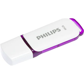 USB Flash Drive Philips Snow Edition 64 GB USB 2.0, White / Purple