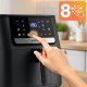 Berdsen 366200 BD-662 1700W 6.5L Karstā gaisa friteris, melns