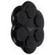 Interactive Wall-Mounted Boxing Target with Bluetooth, LED & Gloves KX3007, Black