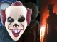 Scary Pennywise IT Clown Mask for Halloween, White