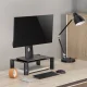Maclean MC-934 Laptop and Monitor Stand, Black