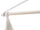 Boho Style Brazilian Hanging Hammock Chair with Cushions, Beige