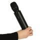 Kids Wireless Karaoke Microphone with Bluetooth Speaker, 2000mAh, SD & USB, Black