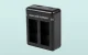 Puluz PU919B 2-Slot Charger for GoPro Hero 9/10/11/12, Black