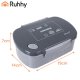 Bento Lunch Box 800ml Ruhhy 26169 with Compartments, Microwave Safe, Gray