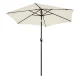 Garden & Balcony Umbrella G-811, Adjustable, 210 cm, Beige
