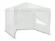 MultiGarden Garden Pavilion 3x3 m, 4 Walls, White