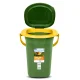 GreenBlue GB320GO Portable Camping Toilet, Dark Green/Orange