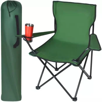 Trizand Folding Fishing Chair with Bag, Green