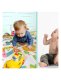 NICEKIDS Double-sided Foldable XPE Foam Play Mat Pad Rug for Kids, 200x150cm, Alphabet
