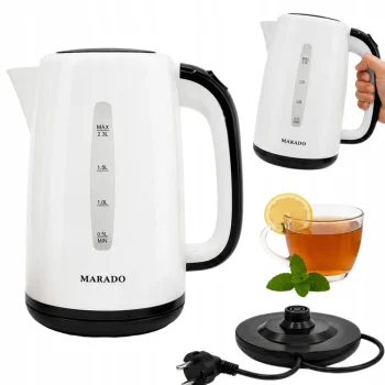 Electric Kettle 2.3L 1500W, White