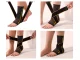 Elastic Ankle Support Brace, Grey/Orange