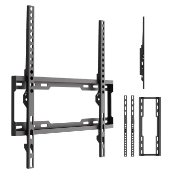 Maclean MC-187 TV Wall Mount, 32-75", up to 45kg, VESA 400x400, Black