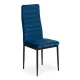 Mebelki24 Velvet Dining Chairs, Blue, 4 pcs