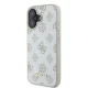 Guess iPhone 16 Case Peony Script Logo MagSafe, White