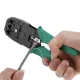 Crimping Tool for RJ45, RJ12, RJ11 Plugs with Cutter and Wire Stripper