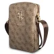 Guess Big Metal Logo 10\" Tablet Bag, Brown