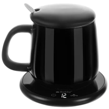 Electric Induction Beverage Heater Cup Warmer + Mug Ruhhy 22125