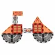 3D Magnetic Building Blocks Fire Station, 48 Pieces