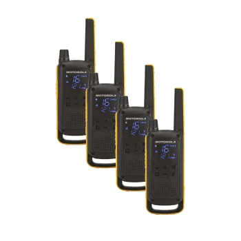 Motorola Talkabout T82 Extreme Quad-Pack Walkie-Talkies Yellow