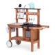 Ecotoys Kids Mud Kitchen with Accessories, Fir Wood