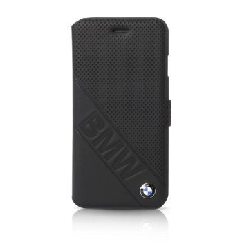 BMW Signature Leather Folio Case for Sony Z5 Black