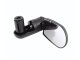 Bicycle mirror for bicycle 360 degree adjustment screwed to handlebars