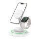 Tech-Protect QI15W-A46 3in1 Magnetic MagSafe Inductive Charger - White